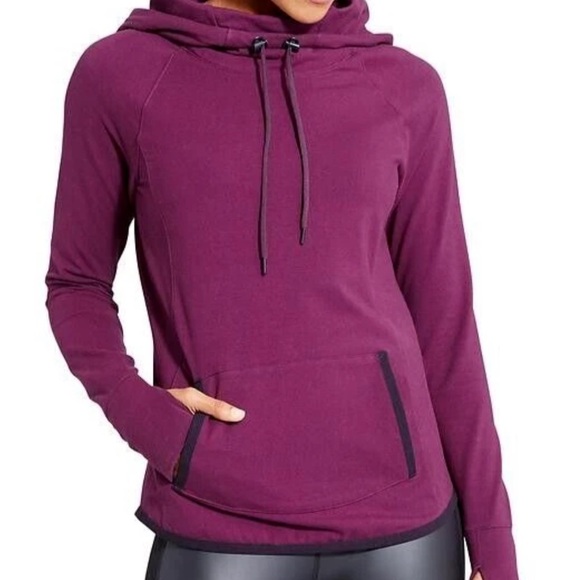 Athleta Jackets & Blazers - Athleta Women's Plum Hooded Pullover